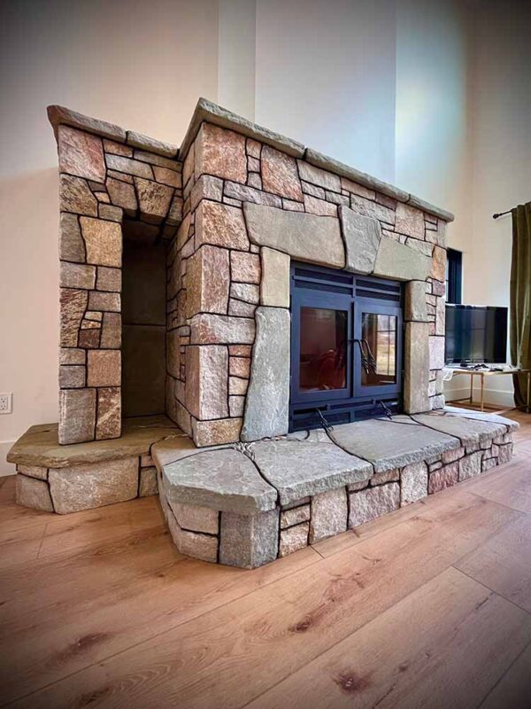 Copper Mountain Ashlar Stone Veneer Sawn Back, Ashlar Veneer for