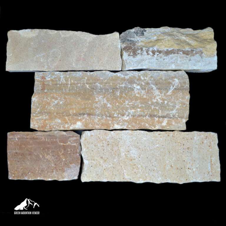 South Bay Quartzite Ledge Full Bed Green Mountain Veneer