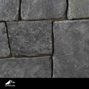 Raven Hill Blend Square & Rect close-up stone image with Green Mountain Veneer logo footer
